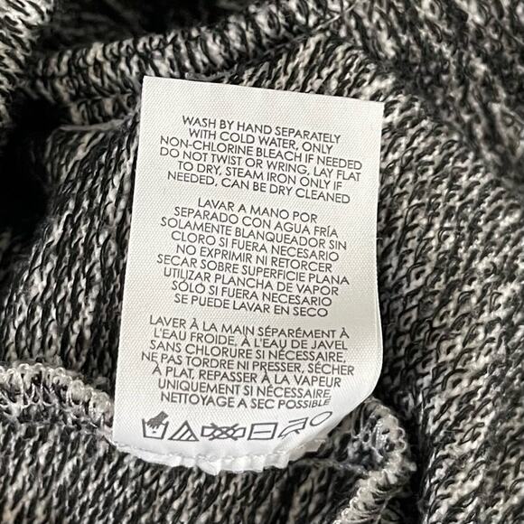 Cabi Neo Moto Jacket Womens Medium Heather Gray French Terry Zip Up Casual Biker - Picture 6 of 12